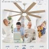 72 Inch Ceiling Fans with Lights, Large Farmhouse Ceiling Fans with Remote, Walnut&Gray Ceiling Fan Fixtures with Bright LED Light for Living Room, Bedroom, Kitchen