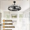 30 Inch Farmhouse Rustic Ceiling Fan with Light and Remote, Black Chandelier Fan with Bear and Deer Design,Summer Sand Beach Design,Rustic Chandeliers for Living Room, Bedroom