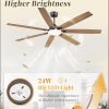 72 Inch Large Ceiling Fans with Lights,Oil Bronze Modern Ceiling Fan with Quiet DC Motor, 3CCT, Indoor/Outdoor Ceiling Fan with Dual Finish Reversible 7 Blades, Timer for Living Room, Patio