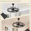 30 Inch Farmhouse Rustic Ceiling Fan with Light and Remote, Black Chandelier Fan with Bear and Deer Design,Summer Sand Beach Design,Rustic Chandeliers for Living Room, Bedroom
