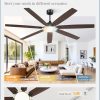 72 Inch Large Ceiling Fans with Lights, Black Modern Ceiling Fan with Quiet DC Motor, 3CCT, Indoor/Outdoor Ceiling Fan with Dual Finish Reversible 7 Blades, Timer for Living Room, Patio