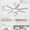 62 Inch Large Ceiling Fans with Lights and Remote, Grey Modern Ceiling Fan with 3CCT LED Light, Quiet DC Motor,Indoor/Outdoor Ceiling Fan with 7 Dual Finish Blades for Living Room, Patio