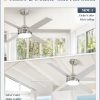 56 Inch Ceiling Fans with Lights and Remote, Reversible 6 Blades, Dimmable, 3000K-6000K Adjustable, Outdoor Ceiling Fans for Patios, Large Ceiling Fan for Indoor or Covered Outdoor, Nickel