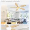 Ceiling Fans with Lights, 42 inch Low Profile Flush Mount Ceiling Fan with Remote/APP Control,Black Modern Ceiling Fan with LED Light for Bedroom Indoor Outdoor-LED Dimmable, 3CCT, 6 Speeds