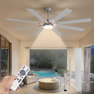 81-AMXq0-sL._AC_SL1500_.jpg 72 Inch Ceiling Fans with Lights and Remote, Dual-Sided Reversible Blades for Versatile Dcor, Quiet DC Motor, 120 Wide-Angle Customized Brightness & 3CCT, Damp Rated for Indoor/Outdoor Use