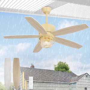 819KqXXMvfL._AC_SL1500_.jpg Outdoor Ceiling Fans with Lights and Remote Control,IP65 Wet Rated Waterproof Ceiling Fan with 6-Speed DC Motor, Farmhouse Gazebo Fan for Porch Patios PavilionWhite