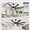 72 Inch Large Ceiling Fans with Lights, Farmhouse Ceiling Fan with Light and Remote, Dual Finish 8 Blades, Reversible DC Motor,3 CCT, 6 Speed, Modern Ceiling Fan for Living Room Patio, Black