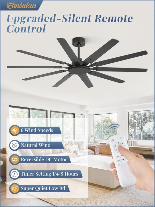 ceinling fan without light + ceinling fan with lights