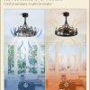 20 Inch Farmhouse Rustic Ceiling Fan with Light and Remote, Black Chandelier Fan with Bear and Deer Design,Summer Sand Beach Design,Rustic Chandeliers for Living Room, Bedroom