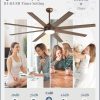 Ceiling Fans with Lights, 72 inch Large Ceiling Fan with Light and Remote, Outdoor Bronze Ceiling Fan for Living Room Patio, 6 Speeds, Reversible Quiet DC Motor, 3 CCT, Bi-color 8 Blades