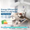 Flush Mount Ceiling Fans with Lights, Remote/App Control, Dimmable, Silent Indoor/Outdoor Ceiling Fan for Porch, Bedroom, Kitchen, White