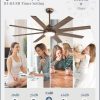 Ceiling Fans with Lights, 60 inch Large Ceiling Fan with Light and Remote, Outdoor Bronze Ceiling Fan for Living Room Patio, 6 Speeds, Reversible Quiet DC Motor, 3 CCT, Bi-Color 8 Blades