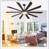 72 Inch Ceiling Fans with Lights and Remote, Outdoor Black Large Ceiling Fan with 10 Blades, 36W LED Light 3CCT, 6 Speed Reversible DC Motor, Modern Big Ceiling Fan for Living Room,Patio.