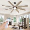 72 Inch Ceiling Fans with Lights, Large Farmhouse Ceiling Fans with Remote, Oil Bronze Ceiling Fan Fixtures with Bright LED Light for Living Room, Bedroom, Kitchen