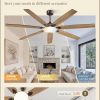 72 Inch Large Ceiling Fans with Lights,Oil Bronze Modern Ceiling Fan with Quiet DC Motor, 3CCT, Indoor/Outdoor Ceiling Fan with Dual Finish Reversible 7 Blades, Timer for Living Room, Patio