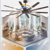72 Inch Large Ceiling Fan Without Light, Modern Indoor/Outdoor Ceiling Fans No Light with Remote,6-Speed Reversible Quiet DC Motor, 10 Blade for Bedroom,Living Room,Patio,Garage(Oil Bronze)