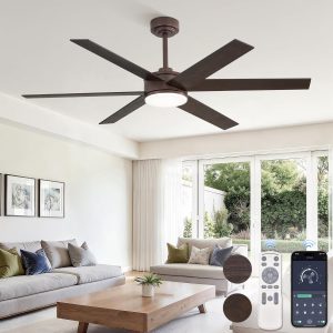 81rk8L5QG4L._AC_SL1500_.jpg 56 Inch Ceiling Fans with Lights and Remote, Reversible 6 Blades, Dimmable, 3000K-6000K Adjustable, Outdoor Ceiling Fans for Patios, Large Ceiling Fan for Indoor or Covered Outdoor-Brown