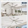 72 Inch Large Ceiling Fans with Lights, Farmhouse Ceiling Fan with Light and Remote, Dual Finish 8 Blades, Reversible DC Motor, 3CCT, 6 Speed, Modern Ceiling Fan for Living Room, Nickel