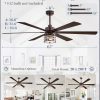 65 Inch Farmhouse Ceiling Fans with Lights and Remote,Industrial Large Ceiling Fan with 6-Speed Reversible DC Motor and 6 Dual Finish Blades,Oil Bronze Ceiling Fan with Light for Living Bedroom Patio